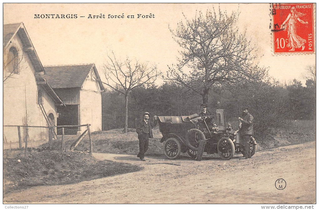 45-MONTARGIS- ARRÊT FORCE EN FORÊT - Montargis