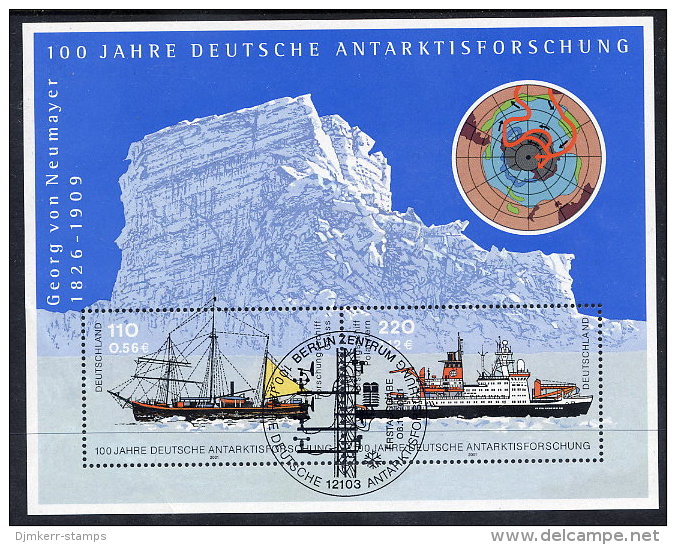 BRD 2001 Centenary Of Antarctic Exploration Block Used.  Michel Block 57 - Sonstige & Ohne Zuordnung