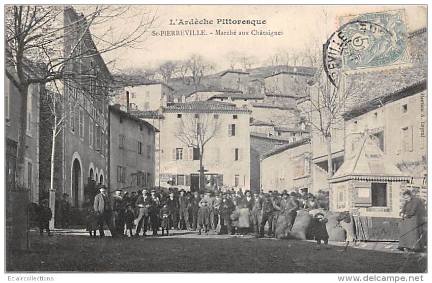 Saint Pierreville    07     Marché Aux Châtaignes - Other & Unclassified