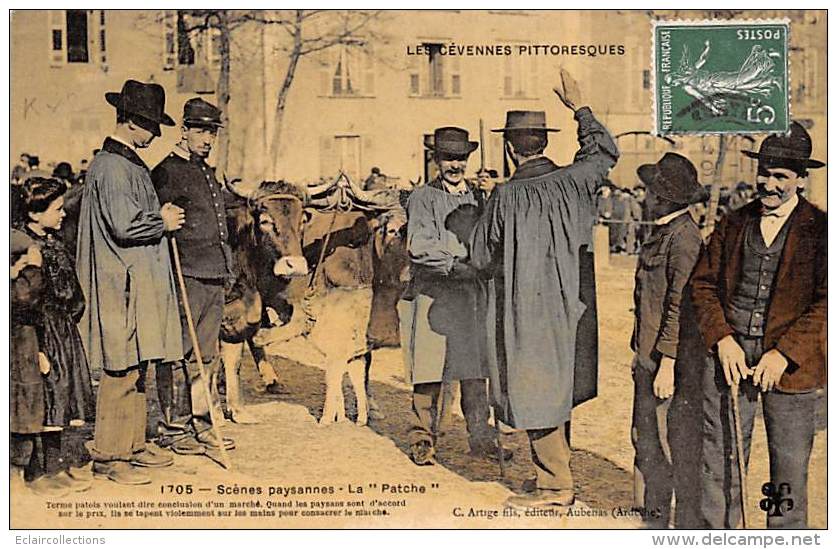 Les Cévennes Pittoresques   07     La Patche Ou Conclusion  Marché Aux Bestiaux - Andere & Zonder Classificatie