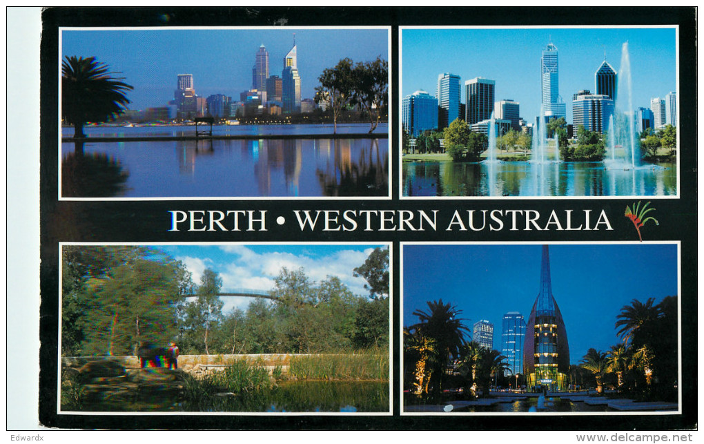 Perth, Western Australia, Australia Postcard Posted 2005 Stamp - Perth