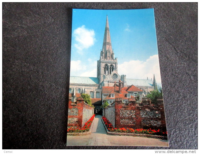 CPSM - CHICHESTER Cathedral From St Richard's Walk - Chichester