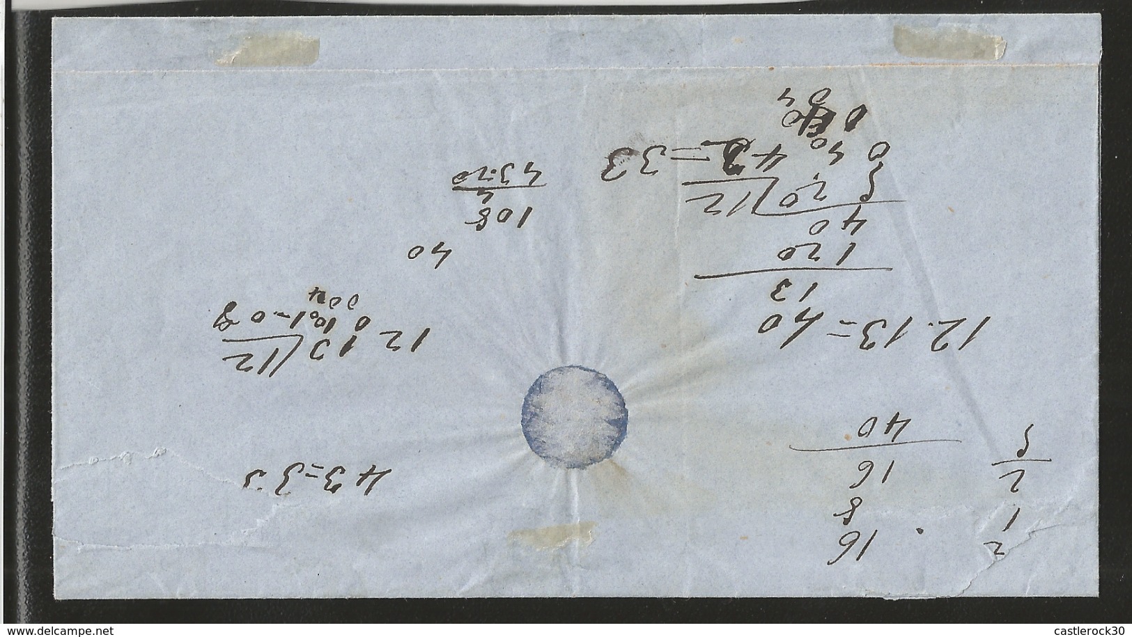 J)1866 MEXICO, 25C BUFF, QUERETARO CONS 03-1866 (ERROR FOR 33-1866)SUB 36. LARGE MARGINS, VALLE DE SANTIAGO & FRANCO SE - Mexico