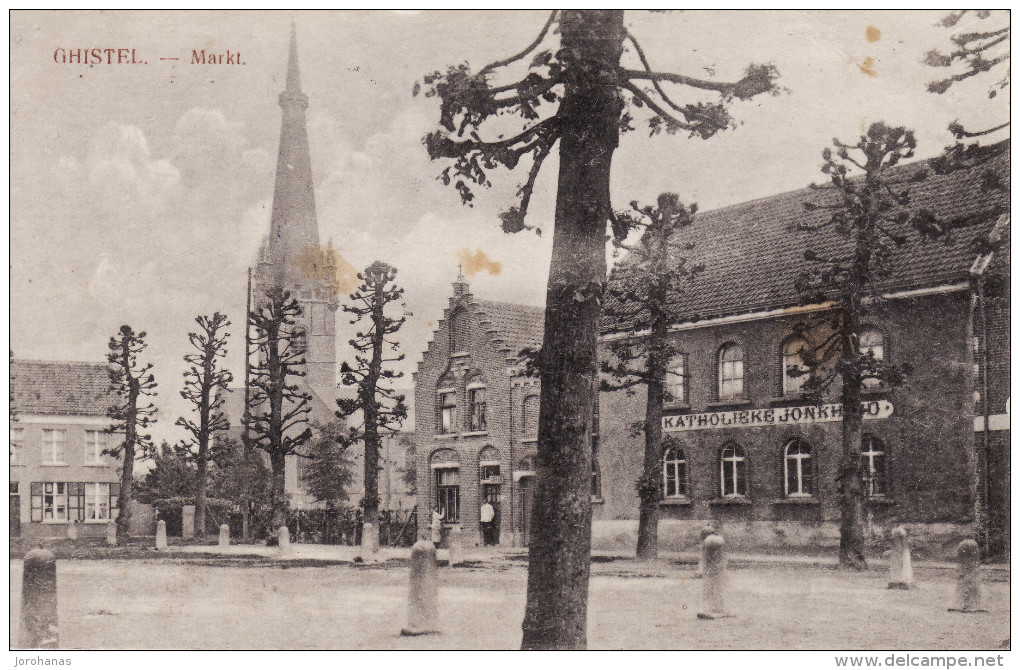 Gistel - Markt - Feldpost 4 -5 - 1916 - Van Honsebrouck - Gistel