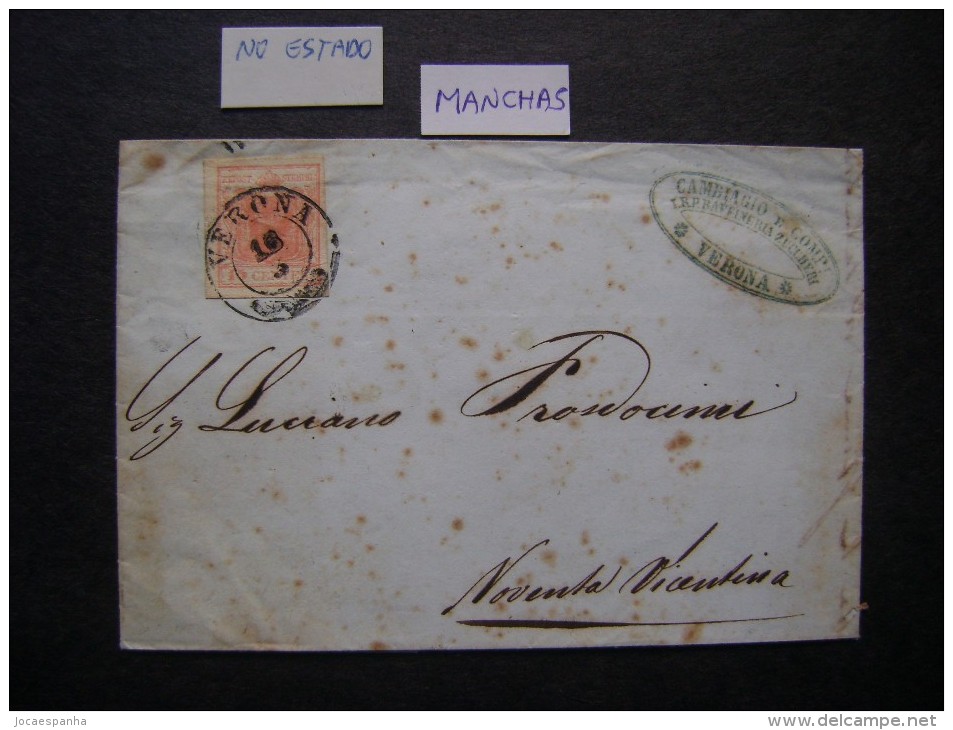 ITALY - CHARTER OF VERONA TO NINETY VINCENTIAN IN 1852, AS - Lombardy-Venetia