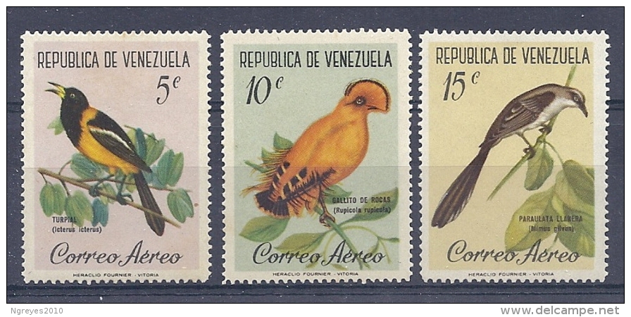 150026195  VENEZUELA  YVERT  AEREO  Nº  741/3  **/MNH - Venezuela