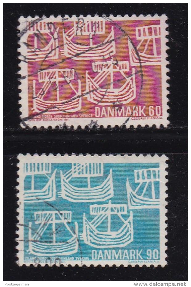 DENMARK, 1969, Used Stamp(s), Cooperation In Scandinavia, MI 475-476, #10097 , Complete - Used Stamps