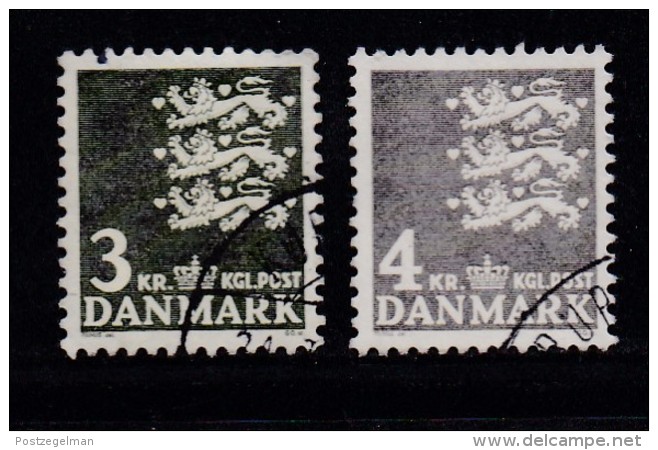 DENMARK, 1969, Used Stamp(s),Definitives, MI 483-484, #10098 , 2 Values - Used Stamps