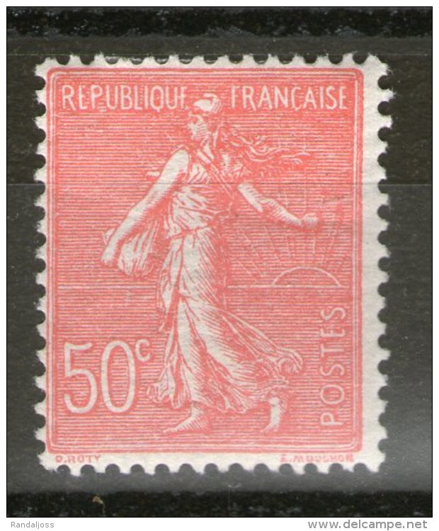 N° 199*_rose Au Lieu De Rouge - 1906-38 Semeuse Camée