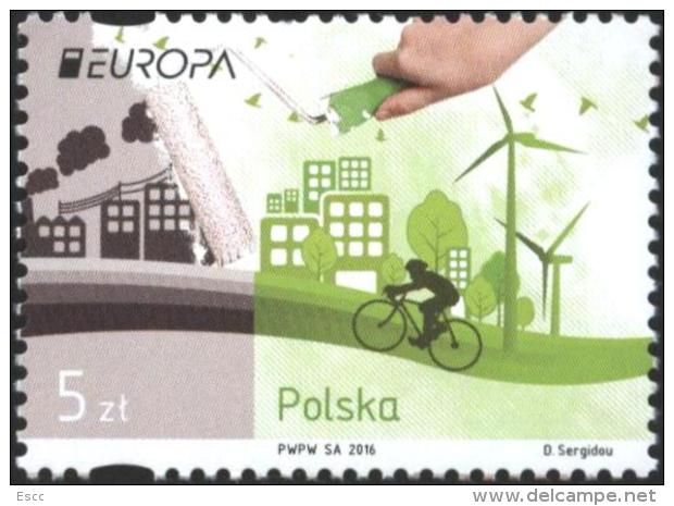 Mint Stamp  Europa CEPT 2016 From Poland - 2016