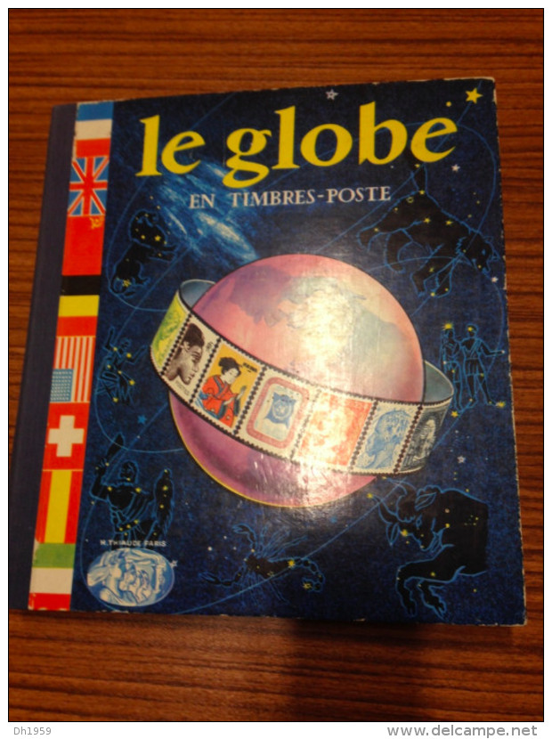 Env. 3650 TIMBRES LOT TOUS PAYS DANS ALBUM THIAUDE LE GLOBE Env. 265 PAGES PHOTOS A TRIER ET  A ETUDIER !!! - Collections (with Albums)