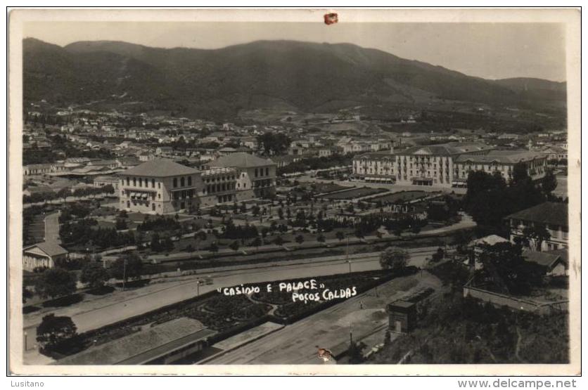 POÇOS DE CALDAS - CASINO E PALACE HOTEL - BRASIL (2 SCANS) - Belo Horizonte