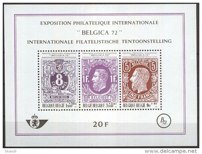 BELGIEN 1970 MI-NR. Block 42 ** MNH (100) - 1961-2001