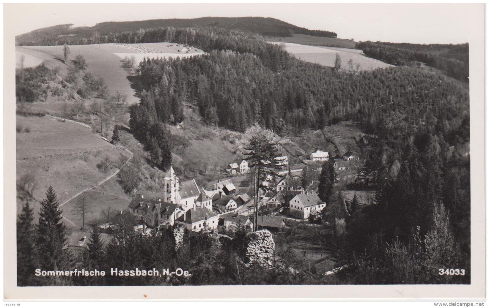 AK - NÖ - Hassbach - Bez. Neunkirchen - 1958 - Neunkirchen