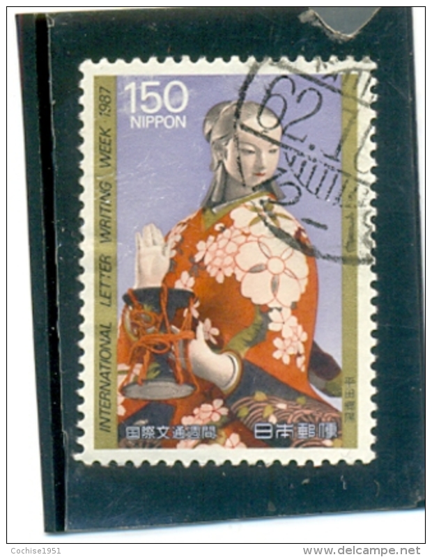 1987 JAPON Y &amp; T N° 1651 ( O ) Semaine De La Lettre - Used Stamps