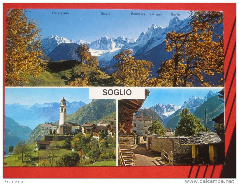 Bregaglia (GR) - Mehrbildkarte "Soglio" - Bregaglia