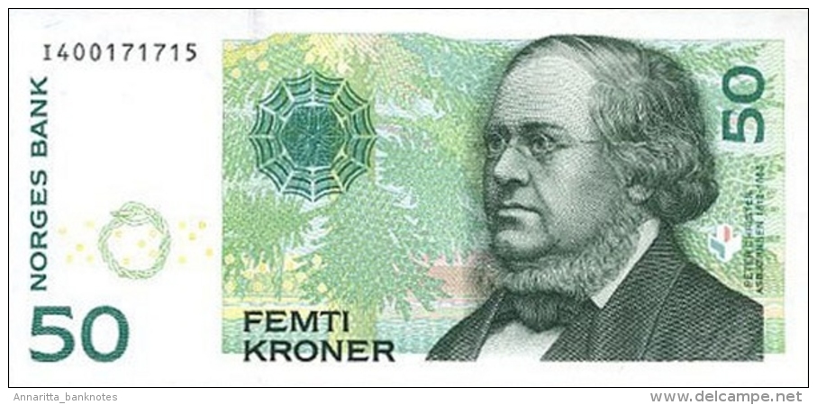 NORWAY 50 KRONER 2008 P-46c UNC  [NO046c2008] - Noruega