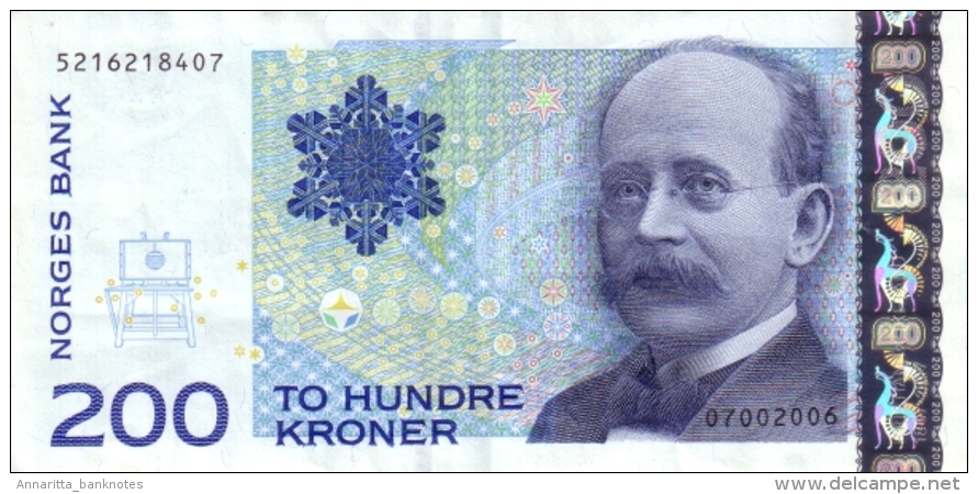 Norway 200 Kroner 2006, UNC (P-50d, ) - Norway