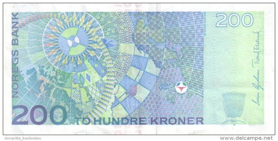 Norway 200 Kroner 2006, UNC (P-50d, ) - Noorwegen