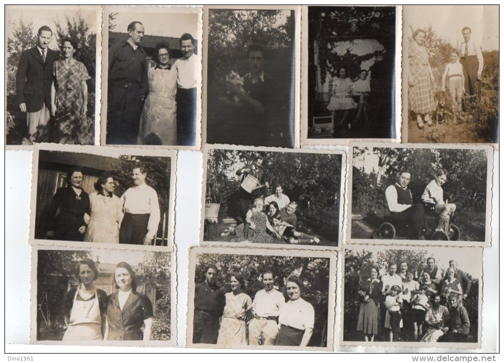PHOTO 353 -  13 Photos Originales 8,5 X 6 -  Famille FREPP à VILLEPARISIS - Personas Identificadas