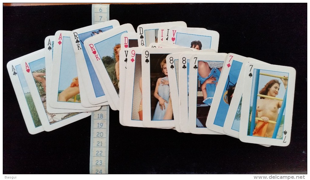 Jeu De 32 Cartes érotiques, 1970 Env - Playing Cards (classic)