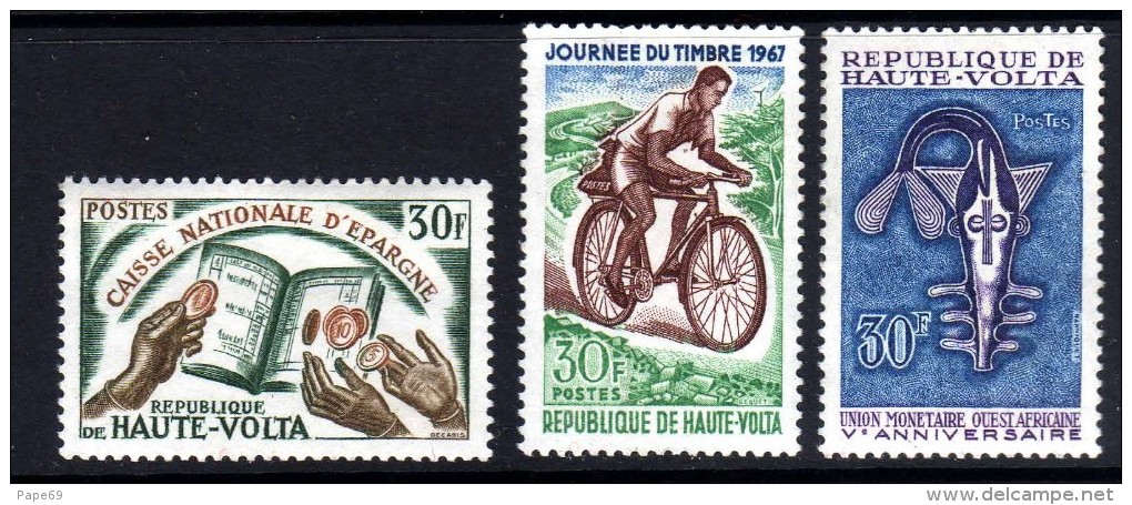 Haute Volta N° 181 / 83  X  Les 3 Valeurs Trace De Charnière Sinon TB - Upper Volta (1958-1984)