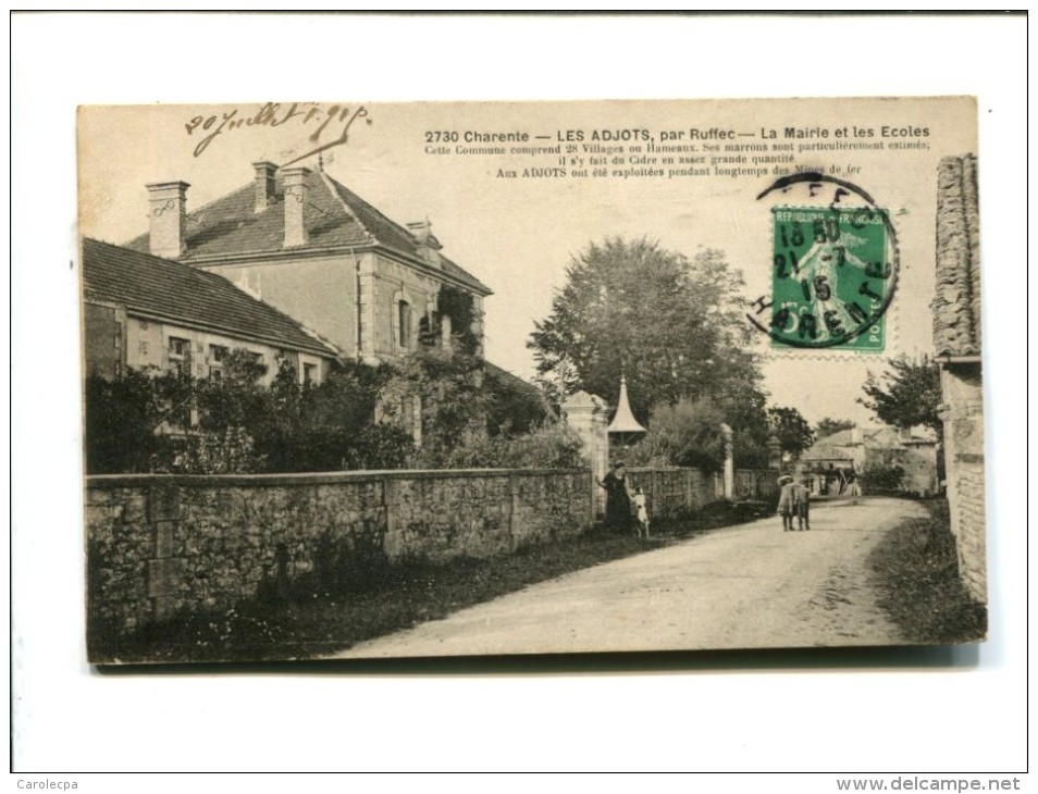 CP -saint Laurent De Ceris (16) L Eglise Rue Basse - Autres & Non Classés