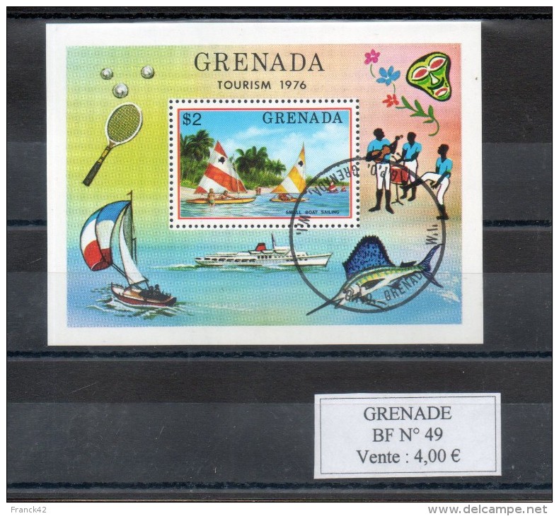 Grenades. Bateaux. Tourisme. 1976 - Grenada (1974-...)