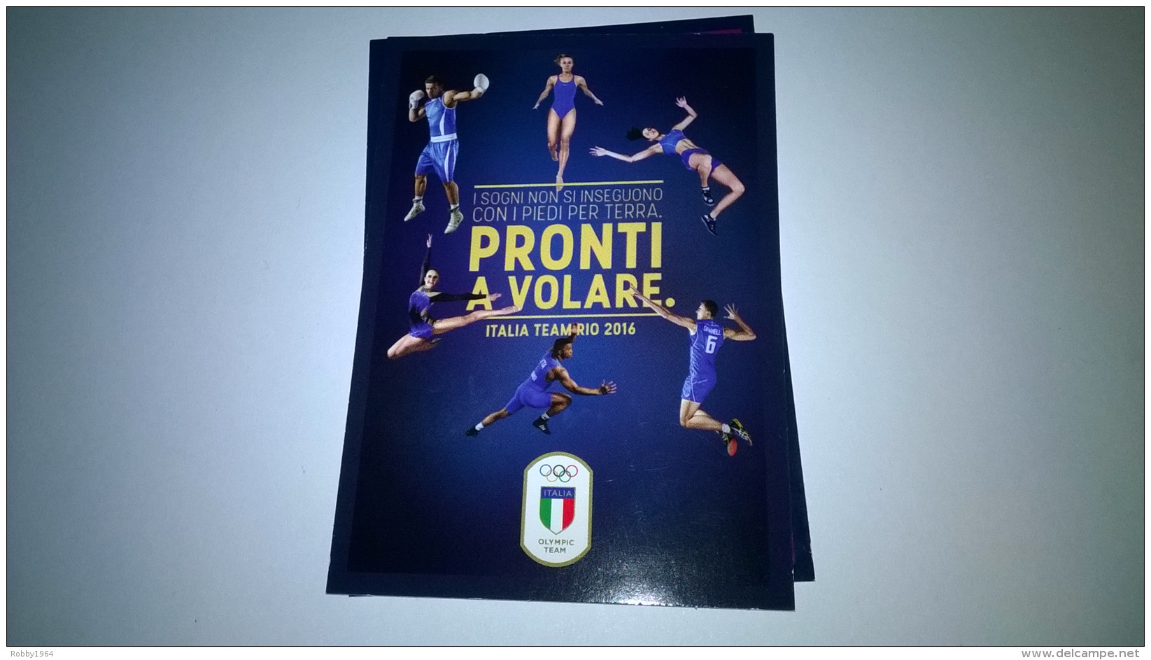 RIO 2016-pronti A Volare-N-4-CARD-GIOCHI DELLA XXXI OLIMPIADE-PANINI - Edizione Italiana