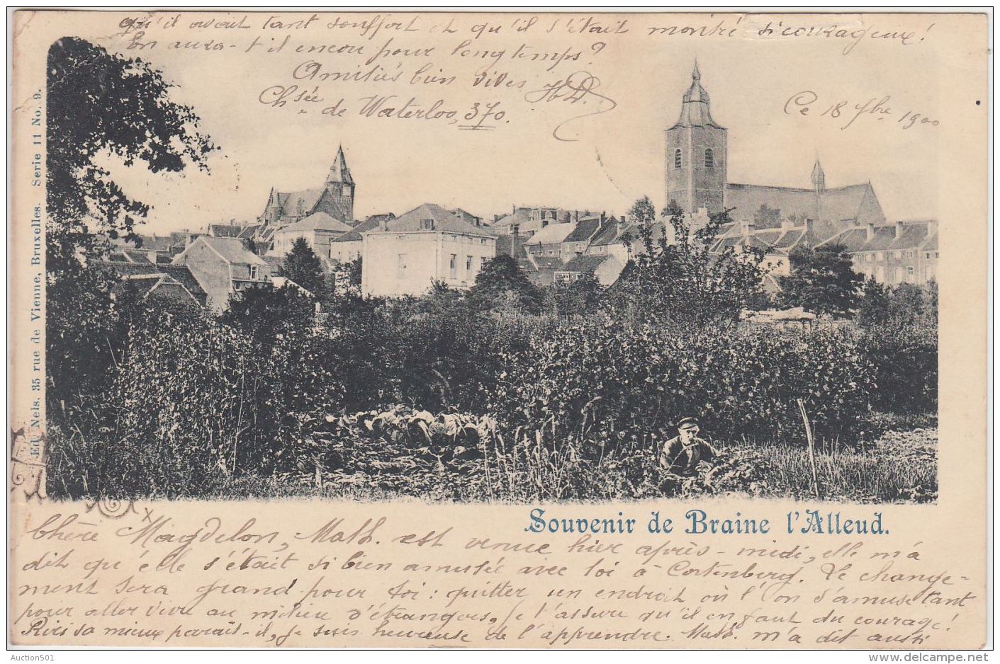 27720g  VILLAGE - PANORAMA - Braine L'Alleud - 1900 - Braine-l'Alleud