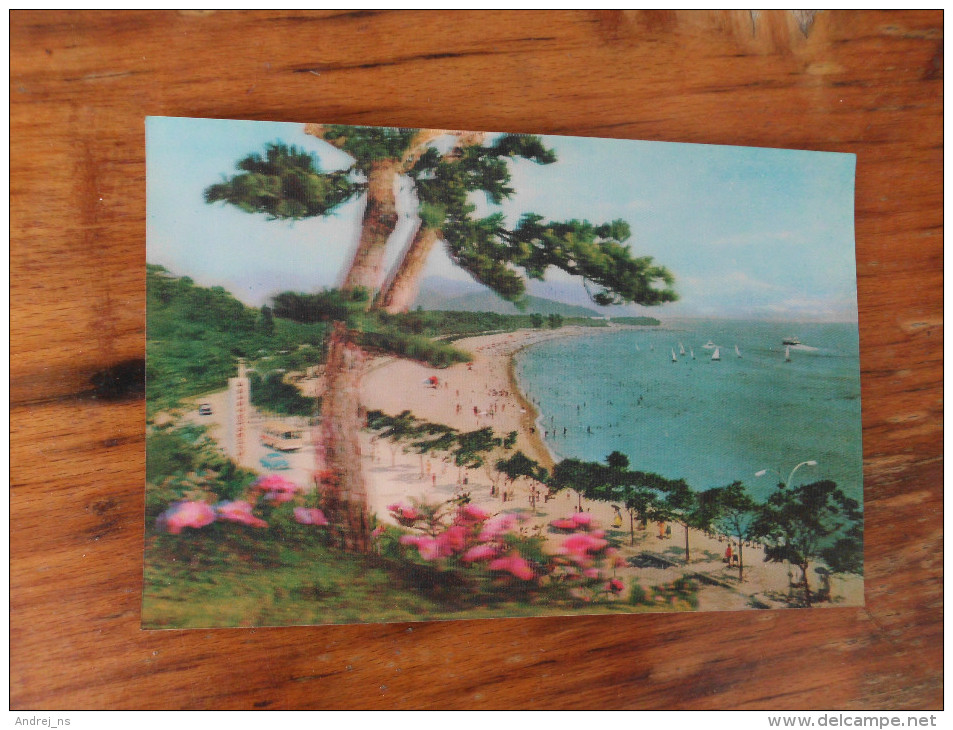 3D Postcards  Songdowon Wonsan The D.P.R.K. - Corea Del Norte
