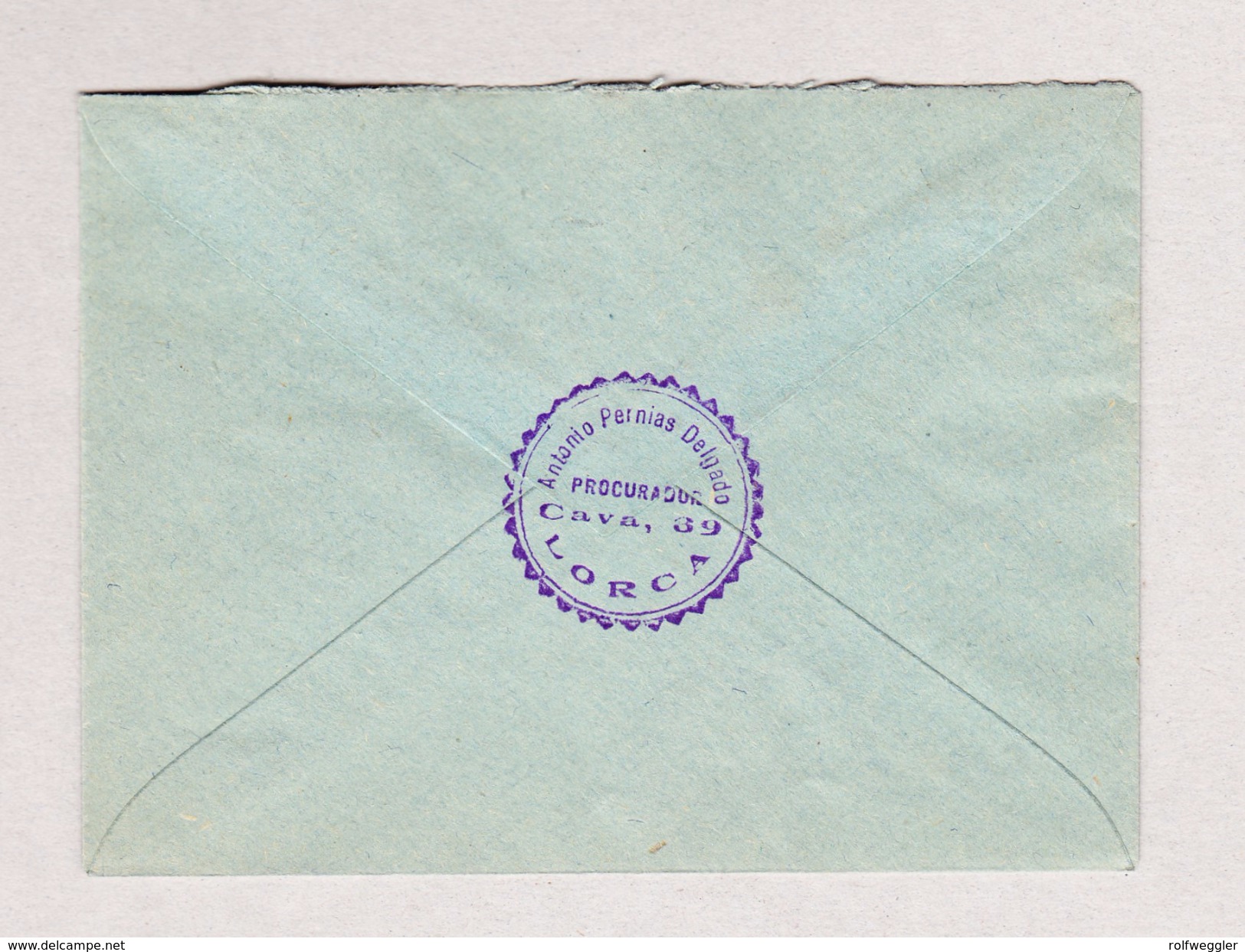 Spanien 14.6.1937 Lorca Brief Nach Barcelona Mit Cupon 5Cts "Pro Refugiados" - Lettres & Documents