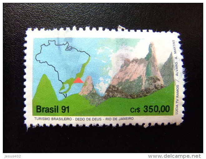 BRASIL BRÉSIL 1991 TURISMO -DEDO DE DEUS - Yvert N&ordm; 2028 &ordm; FU - Usados