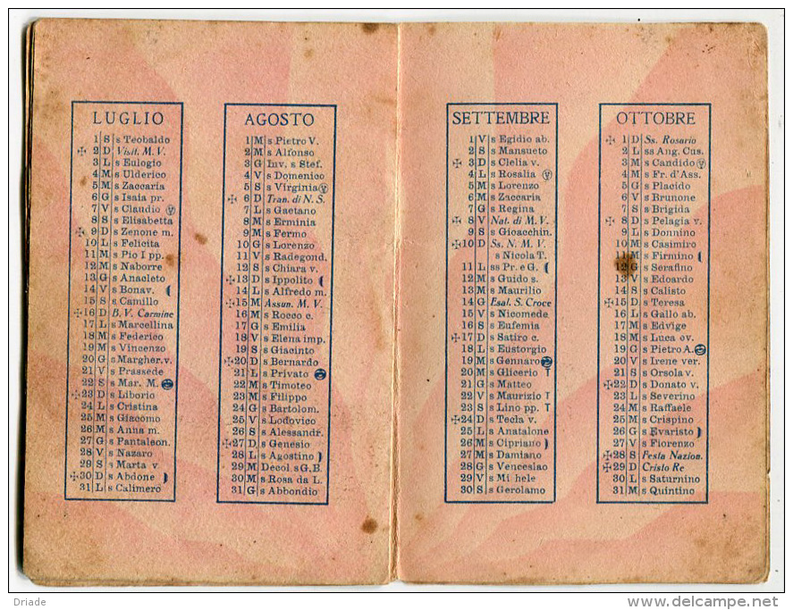 CALENDARIETTO DA BARBIERE COPPIE ILLUSTRATORE MARCEL NORSAC ANNO 1933 CALENDRIER - Formato Piccolo : 1921-40