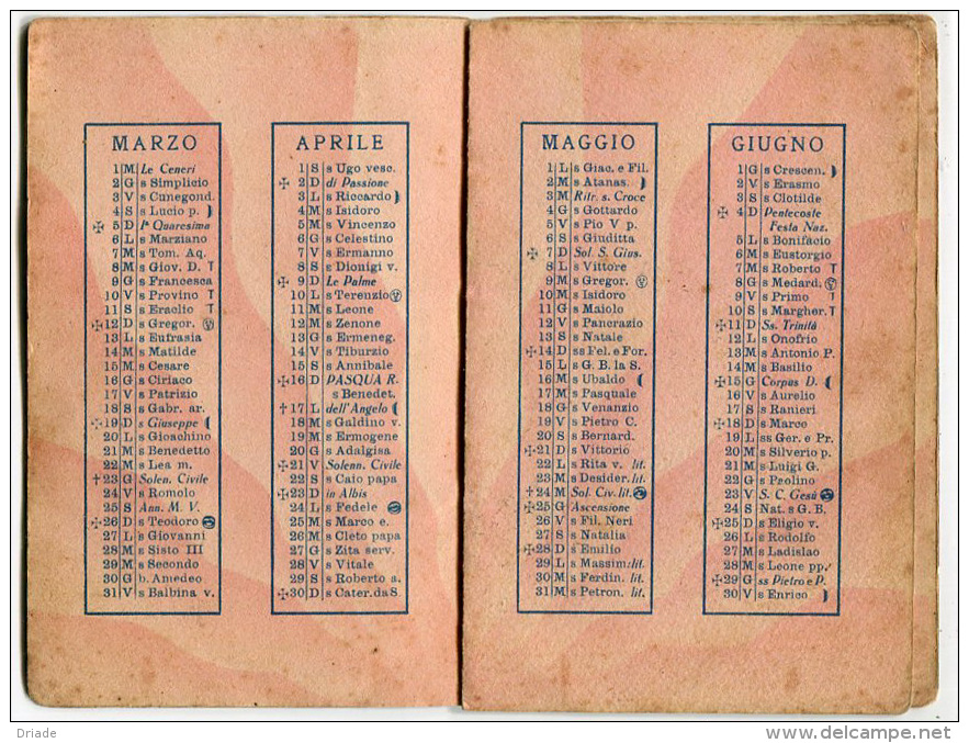 CALENDARIETTO DA BARBIERE COPPIE ILLUSTRATORE MARCEL NORSAC ANNO 1933 CALENDRIER - Formato Piccolo : 1921-40