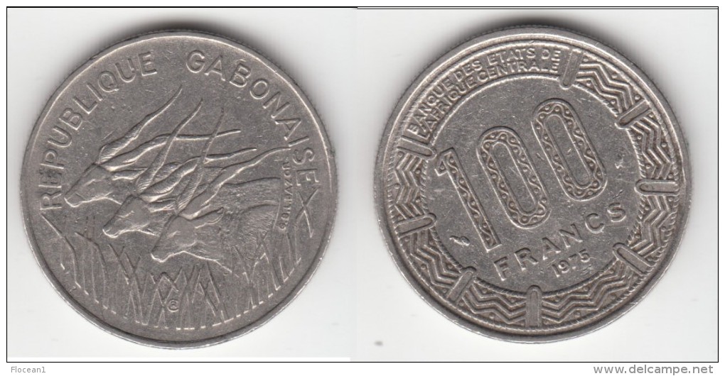 **** GABON - AFRIQUE CENTRALE - CENTRAL AFRICAN STATES - 100 FRANCS 1975 **** EN ACHAT IMMEDIAT !!! - Gabón