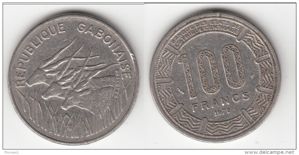 **** GABON - AFRIQUE CENTRALE - CENTRAL AFRICAN STATES - 100 FRANCS 1978 **** EN ACHAT IMMEDIAT !!! - Gabón