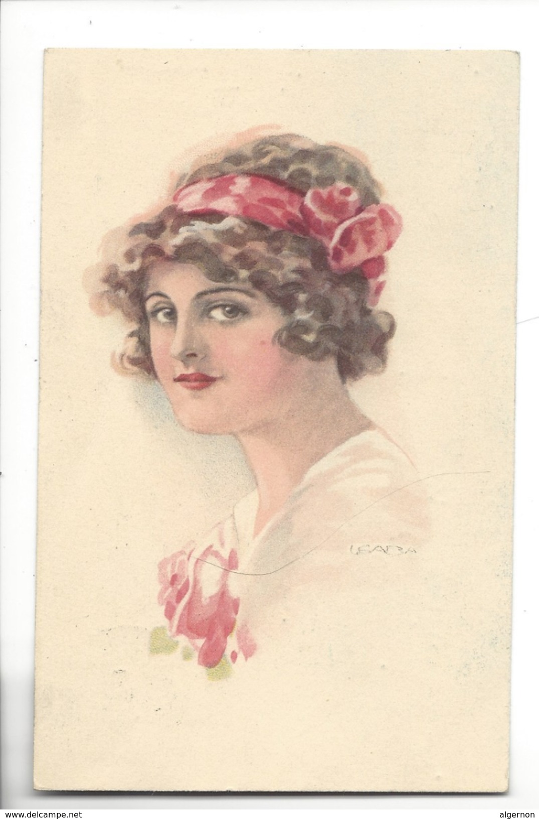 15310 -  Art Nouveau   Portrait De Jeune Fille  WSSB Série 5052 - Usabal