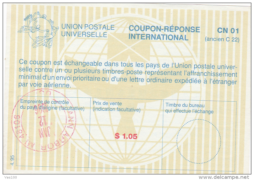 #BV2399     COUPON-REPONSE INTERNATIONAL. - UPU (Union Postale Universelle)