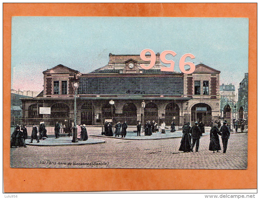 CPA * * PARIS * * La Gare De Vincennes ( Bastille ) - Métro Parisien, Gares