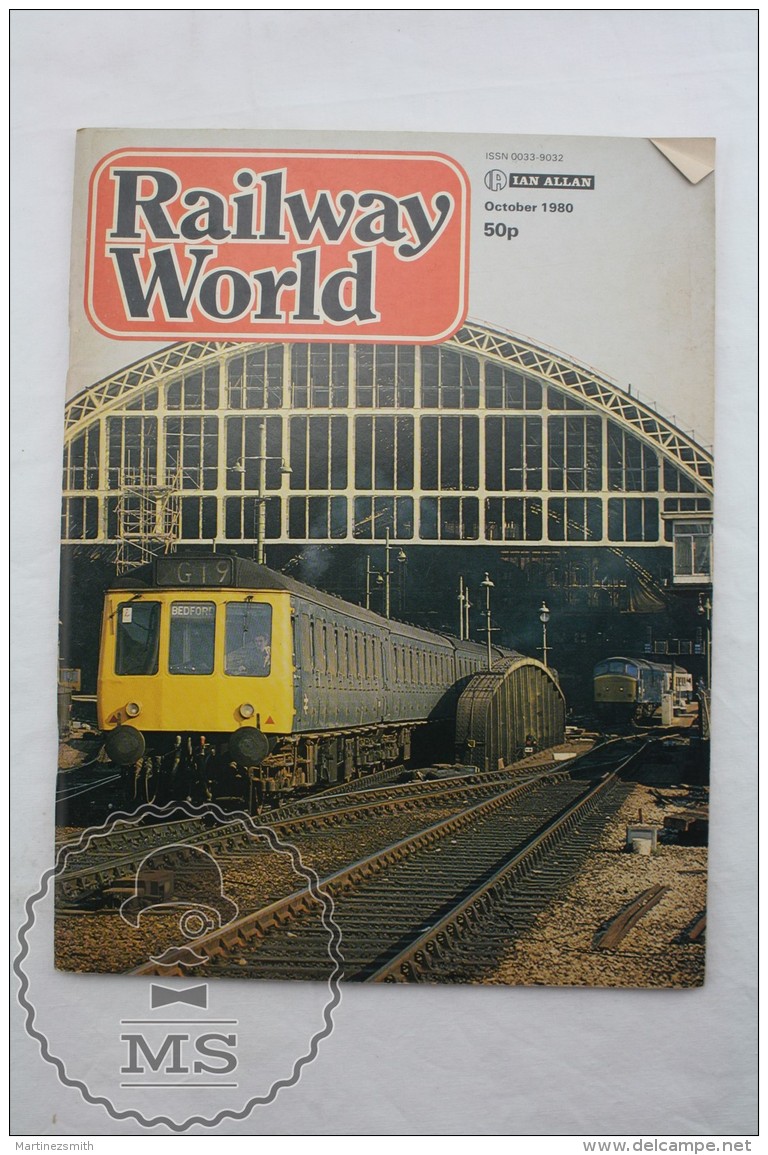 Railway World No 486 - Vintage Railway/ Railroad Train Magazine - 1980 - Railway