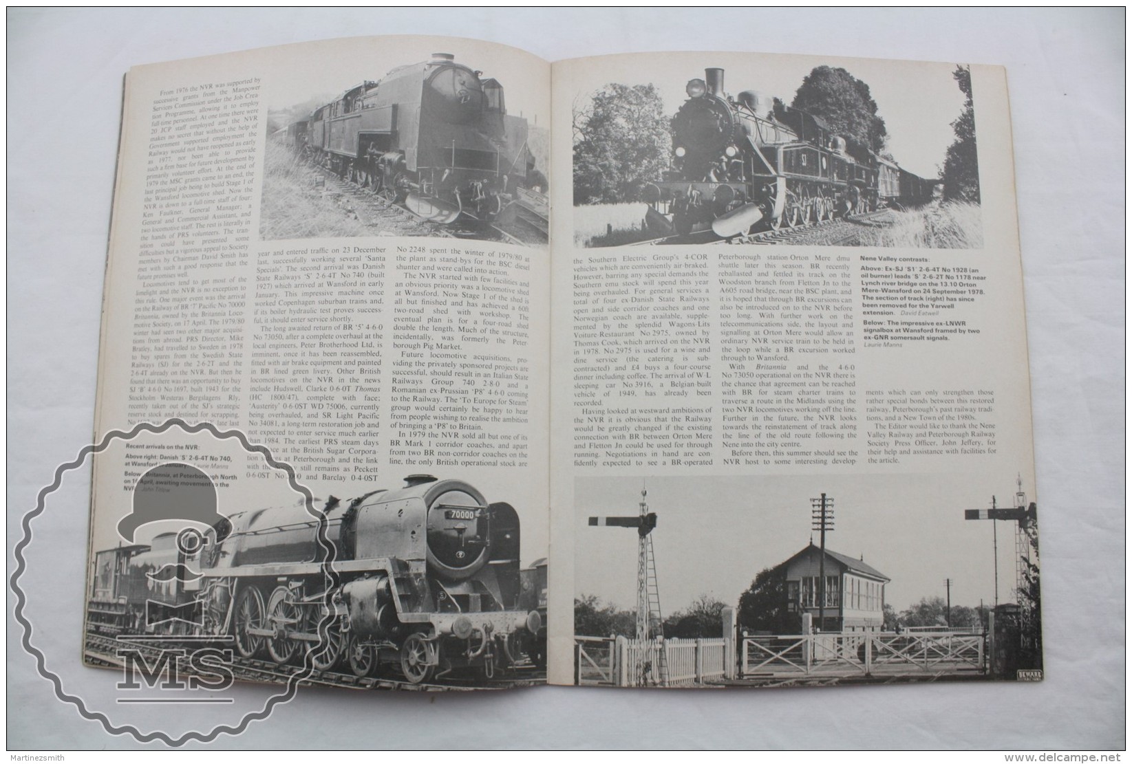 Railway World No 483 - Vintage Railway/ Railroad Train Magazine - 1980 - Eisenbahnverkehr