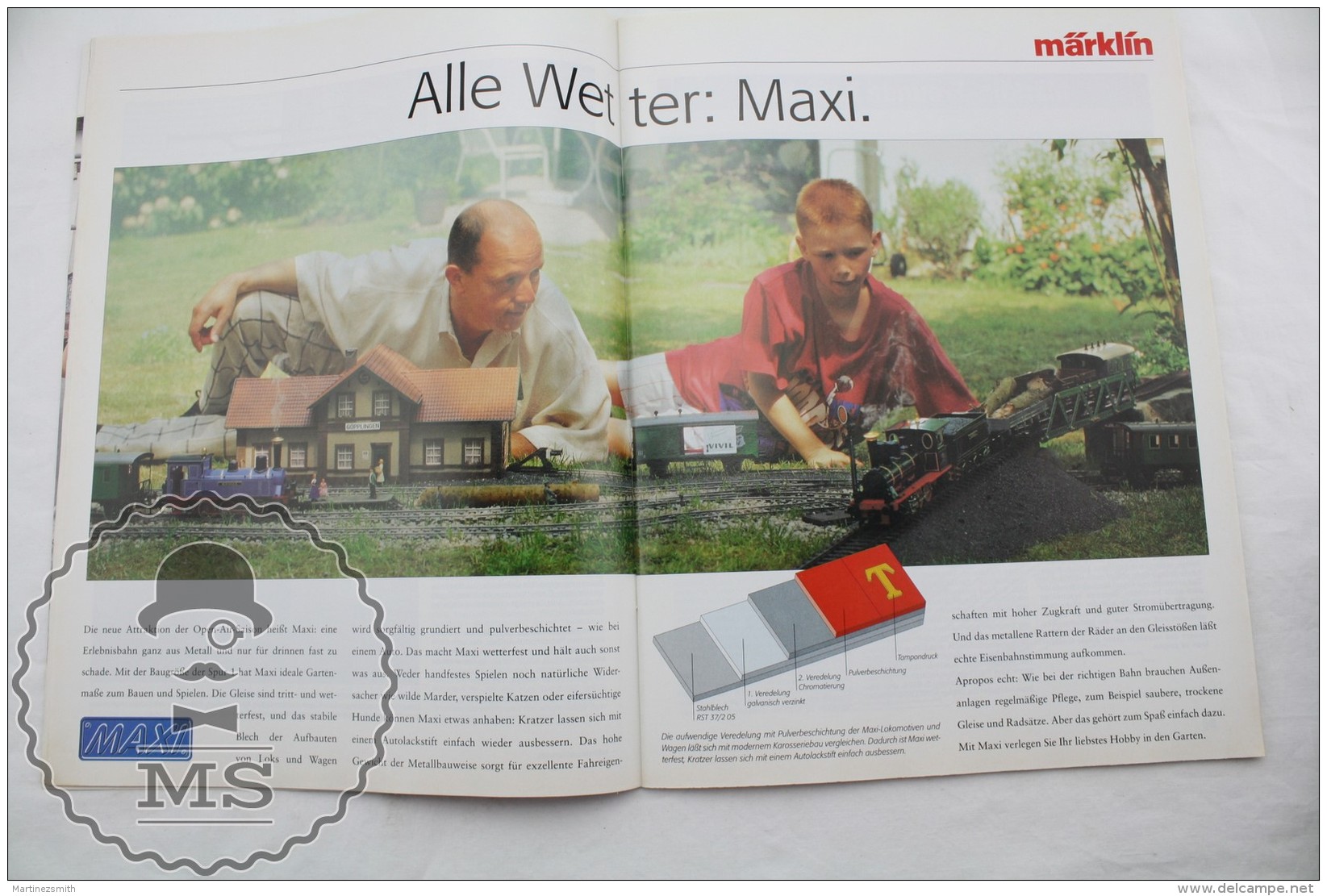 Marklin Magazin  - Railway/ Railroad Train Magazine - German Edition - N&ordm; 5 October/ November 1995 - Railway