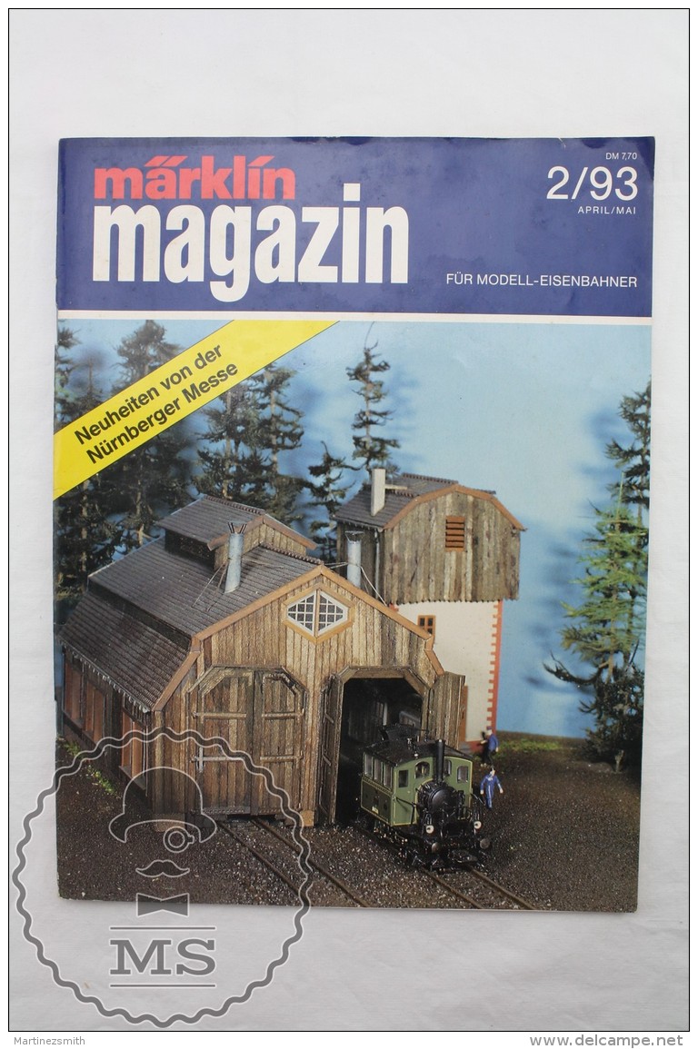 Marklin Magazin  - Railway/ Railroad Train Magazine - German Edition - N&ordm; 2 April/ May 1993 - Railway