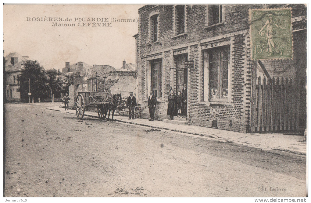 80  Rosieres  De Picardie  Maison Lefevre - Rosieres En Santerre