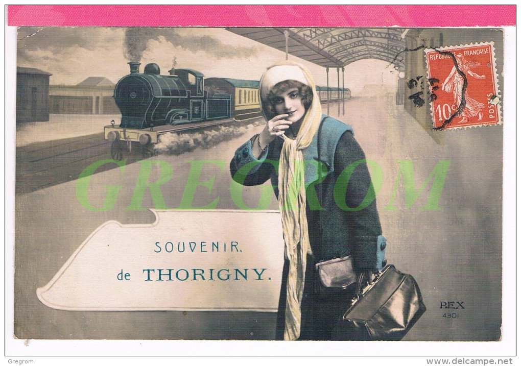 77 : Souvenir De THORIGNY , Trai , Loco - Autres & Non Classés