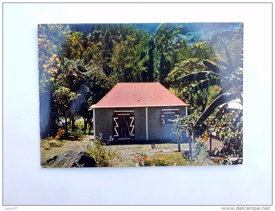 Carte Postale Ancienne : ILE DE LA REUNION : Case Créole - Saint Paul