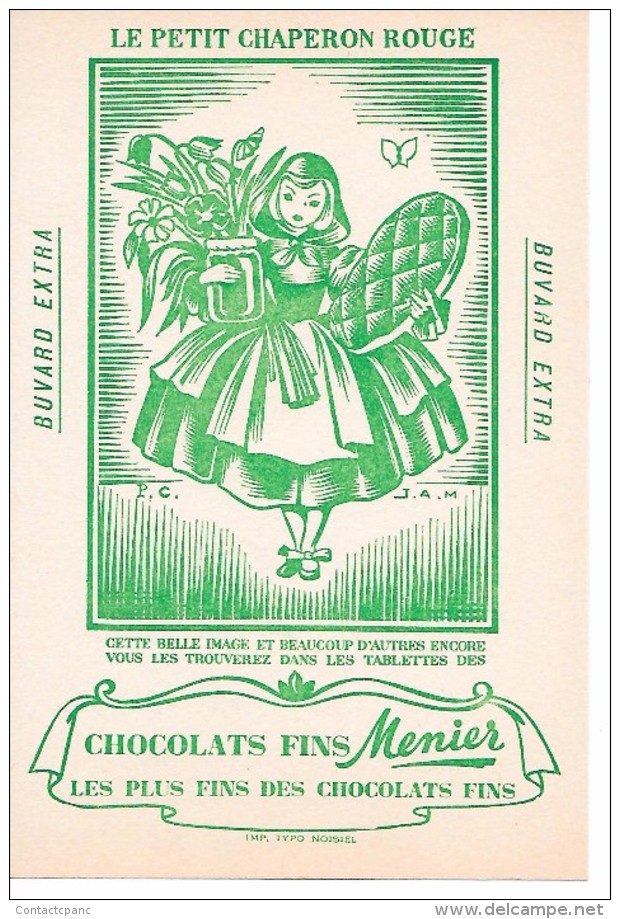 Chocolat  MEUNIER  - LE  PETIT  CHAPERON  ROUGE - Cacao