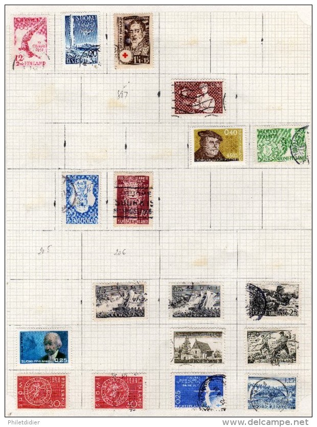 LOT DE TIMBRES ANCIENS - Gebraucht