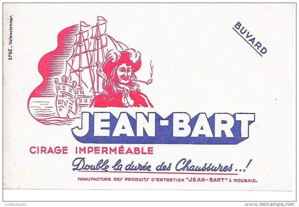 BUVARD  -   Cirage  JEAN  BART - Produits Ménagers